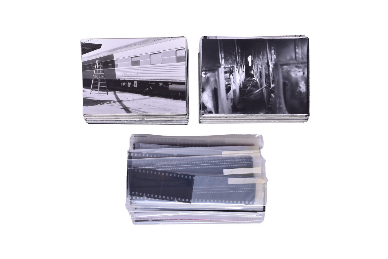 1204 - 400+ Black and White Railroad Photographs - Amtrak Passenger Equipment, C&NW, Nickel Plate, etc. 1970s and 80s thumbnail