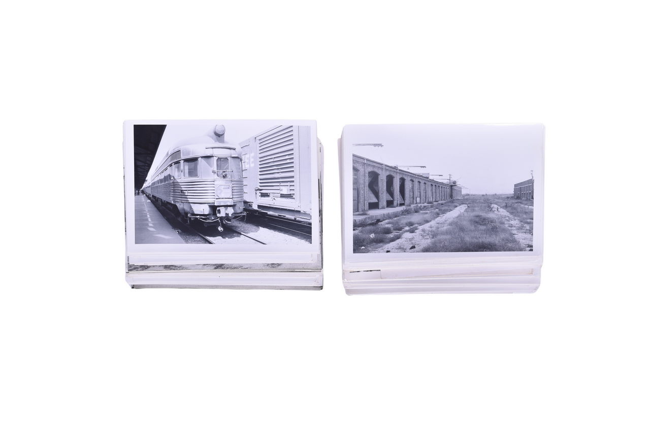 1206 - 375+ Black and White Railroad Photographs - Amtrak Passenger Equipment, C&NW, Nickel Plate, etc. 1970s and 80s thumbnail