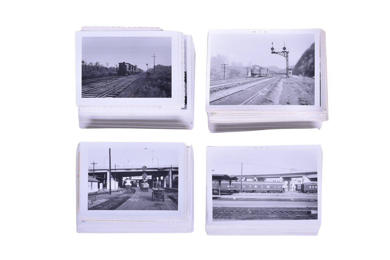 1214 - 400 Black and White Railroad Photographs - 1969 / 1970 Passenger Trains and Diesel locomotives thumbnail