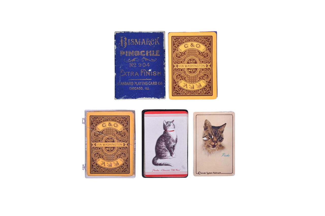 1241 - Four Chesapeake and Ohio Railroad Playing Card Decks thumbnail