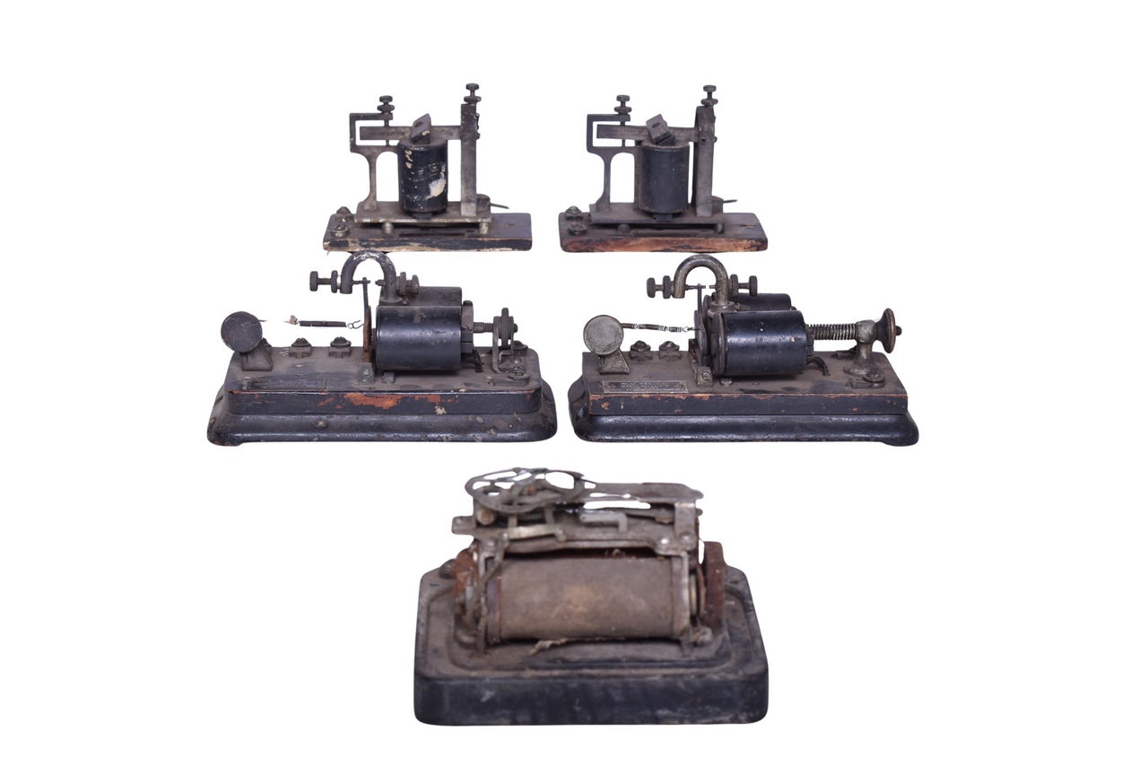 1244 - Five Telegraph Sounders, Relays - Western Union Telegraph Co. thumbnail
