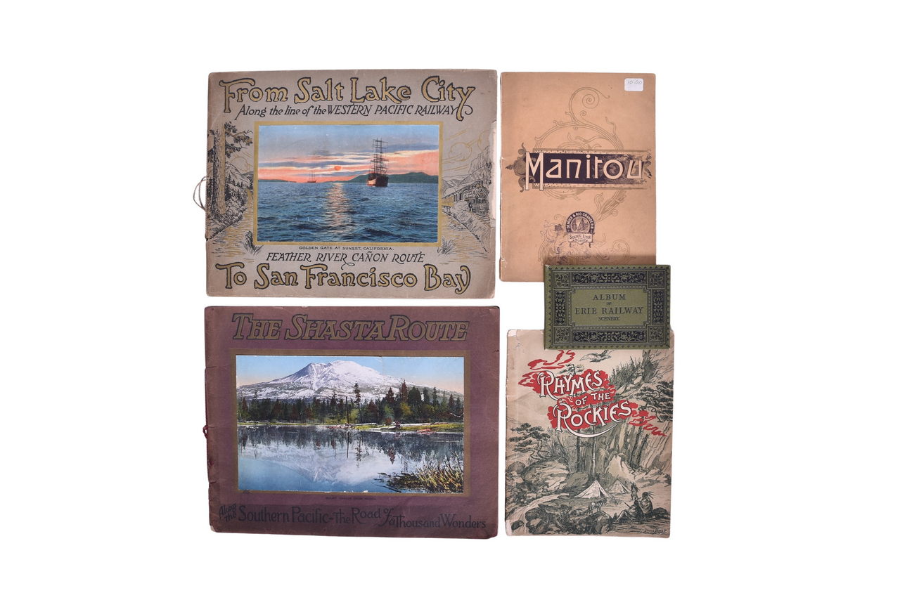 1308 - Promotional Railroad Booklets - Denver & Rio Grande, Southern Pacific, Erie, Western Pacific thumbnail