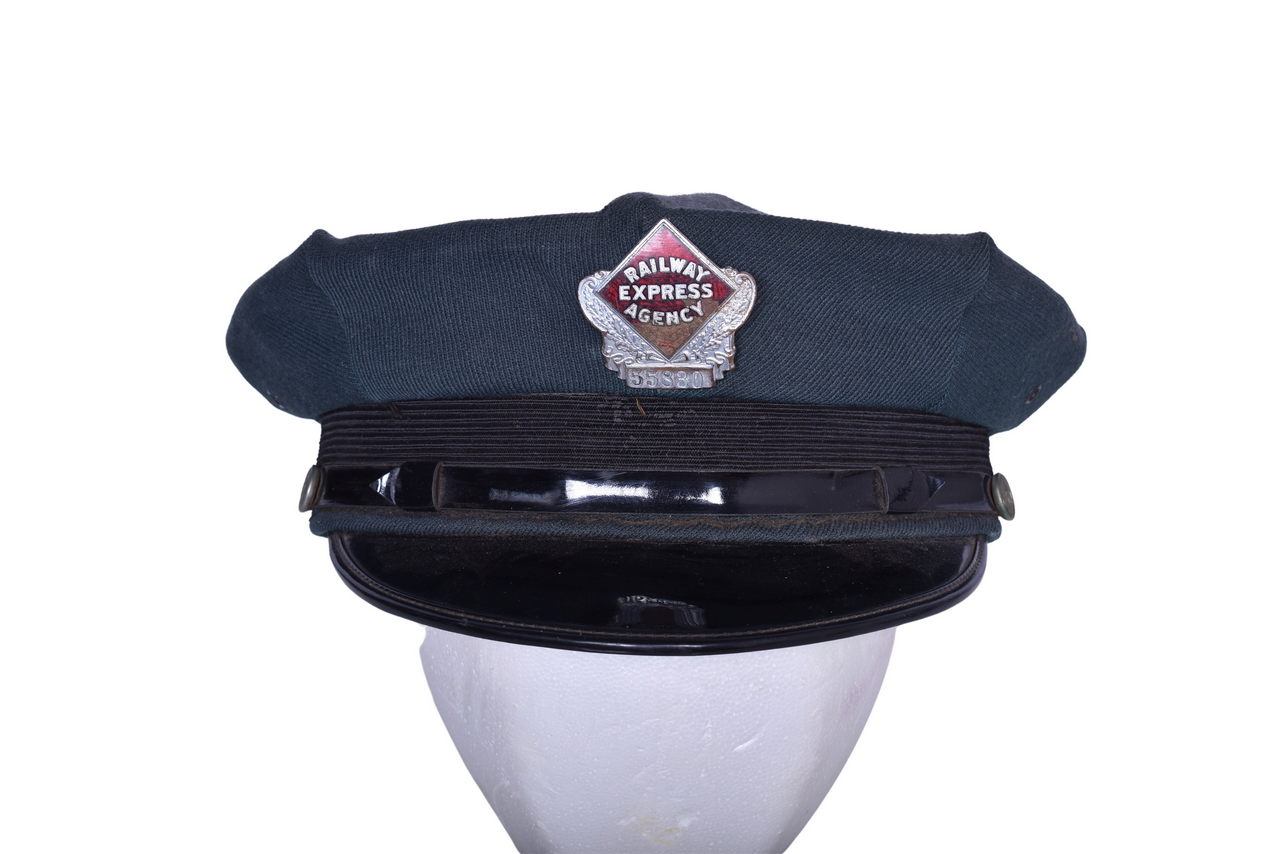 1311 - Railway Express Agency Railroad Hat w/ Badge by Leo Meyers thumbnail