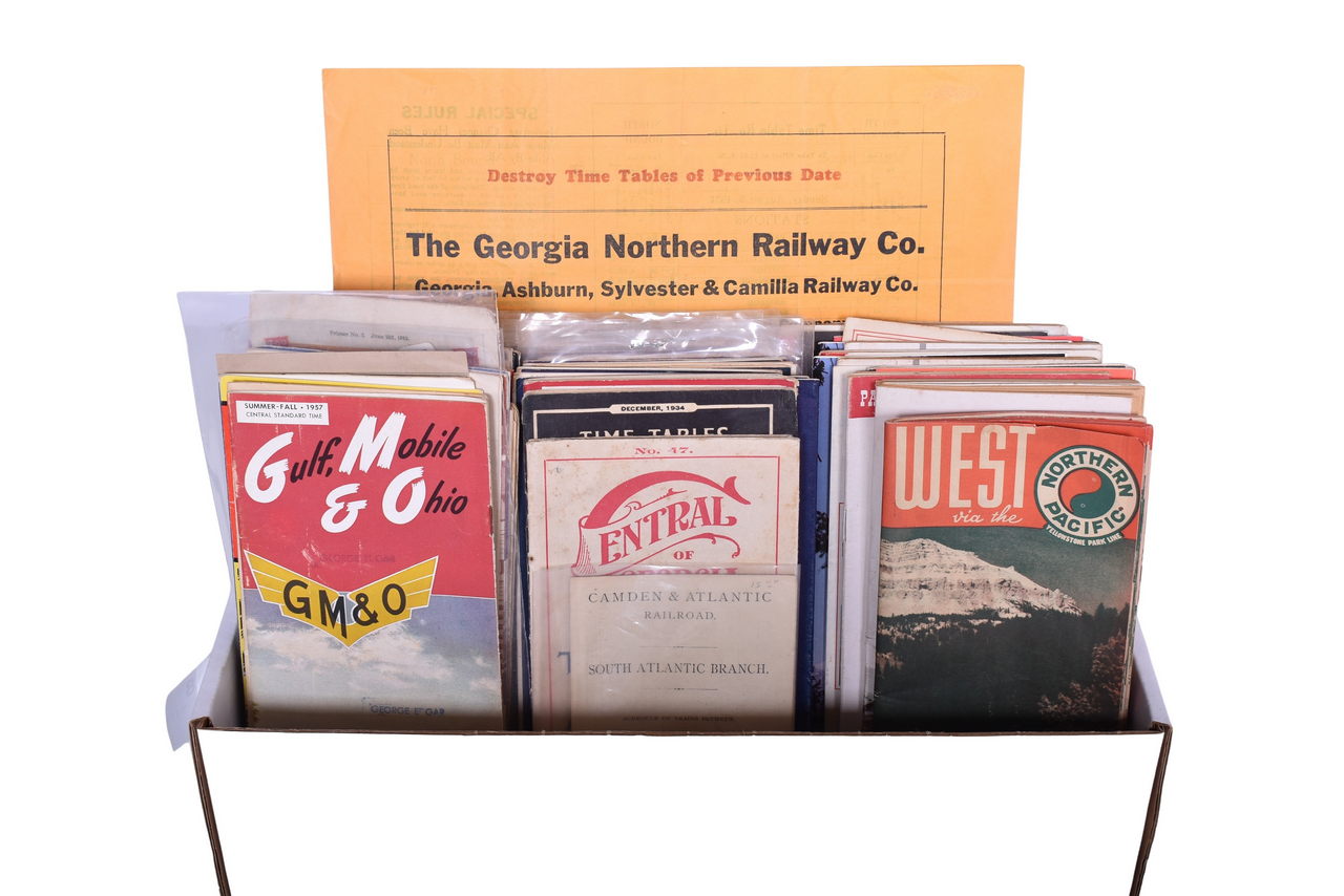 1318 - 60+ Western and Southern Railroad Public and Employee Timetables thumbnail