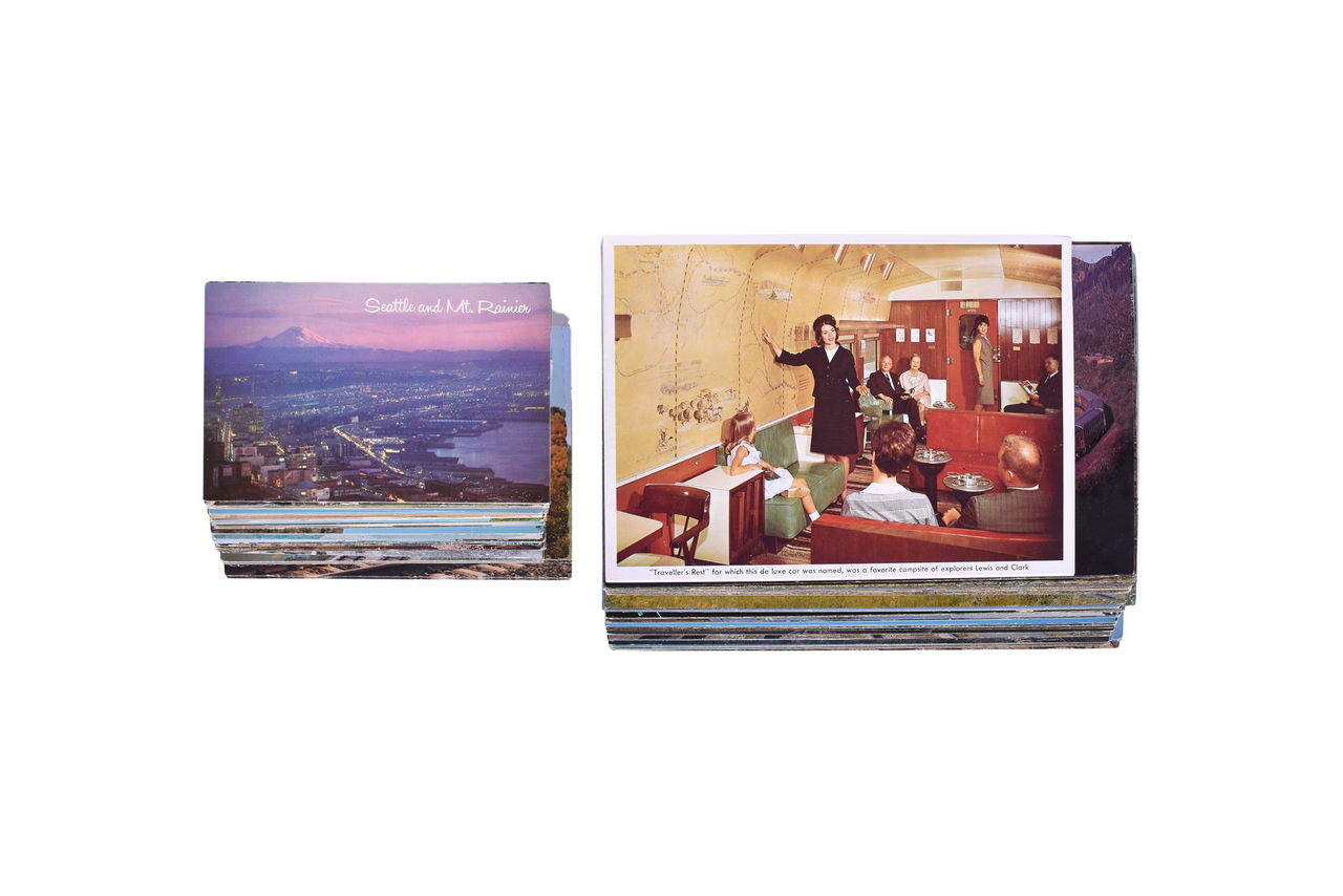 1320 - Approximately 295 Railroad Postcards - Locomotives, Car Interiors, and More - thumbnail