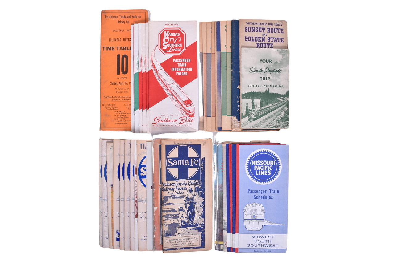 1416 - 40 South and Southwestern Railroad Timetables - 1912 to 1980 thumbnail