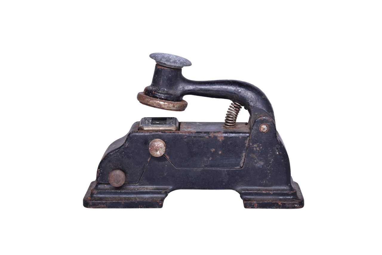 1420 - Ticket Dater with Illinois Central Railroad Dater Die thumbnail