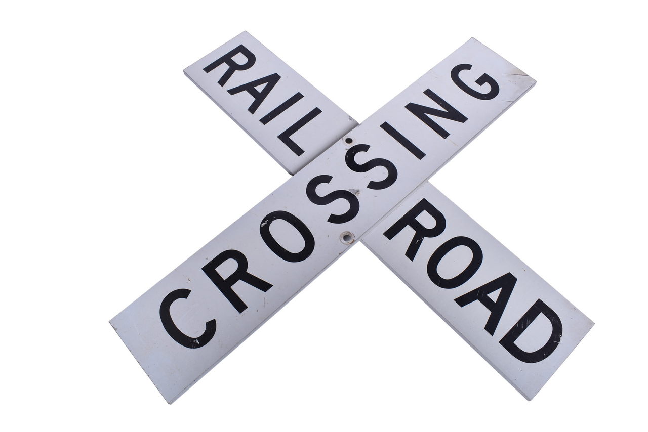 1446 - Aluminum Railroad Crossing Sign thumbnail