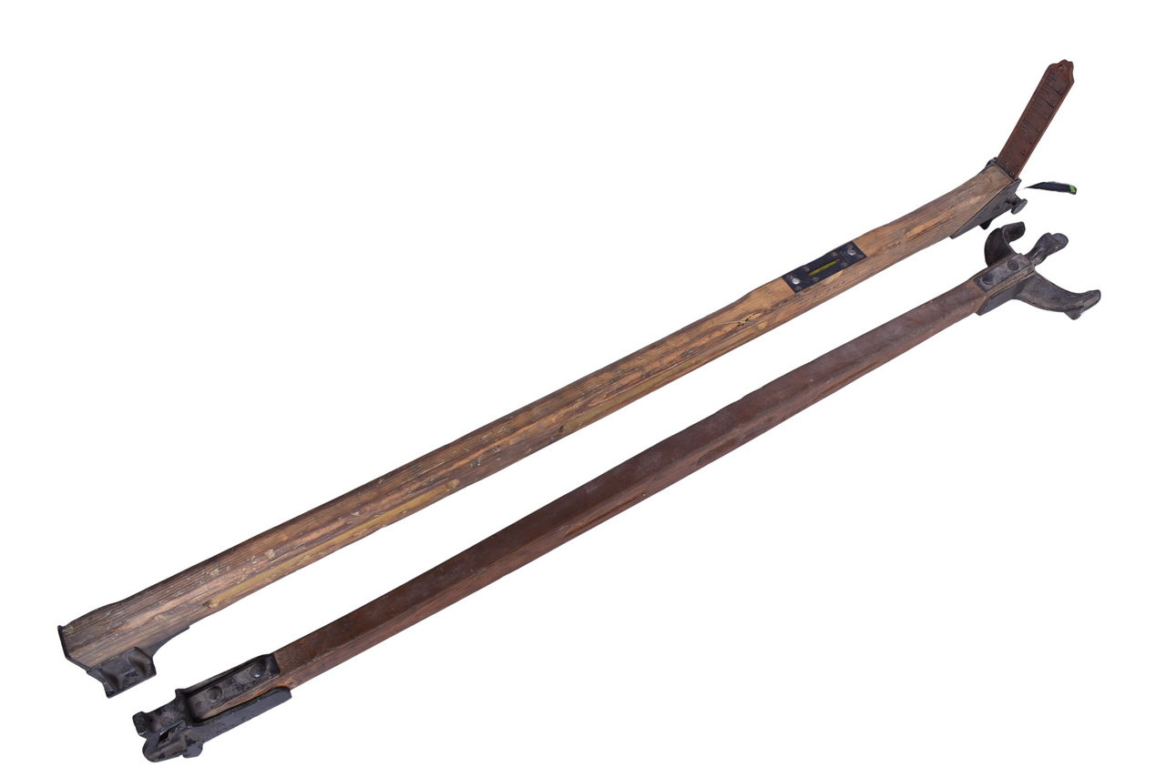 1452 - Pair of Railroad Track Height Gauges - Pennsylvania Railroad and Baltimore and Ohio thumbnail