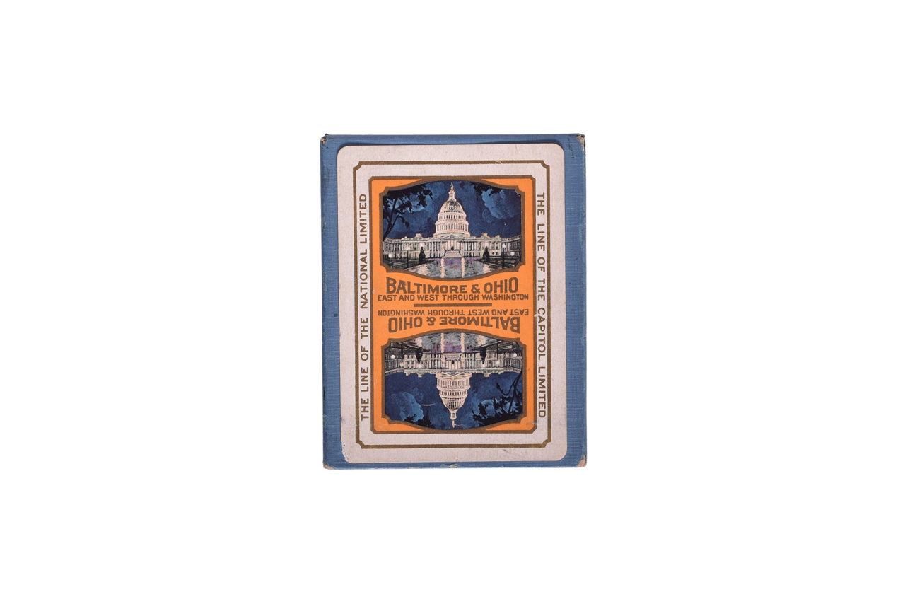 1459 - Baltimore and Ohio Railroad Capitol At Night Rare Playing Card Deck thumbnail