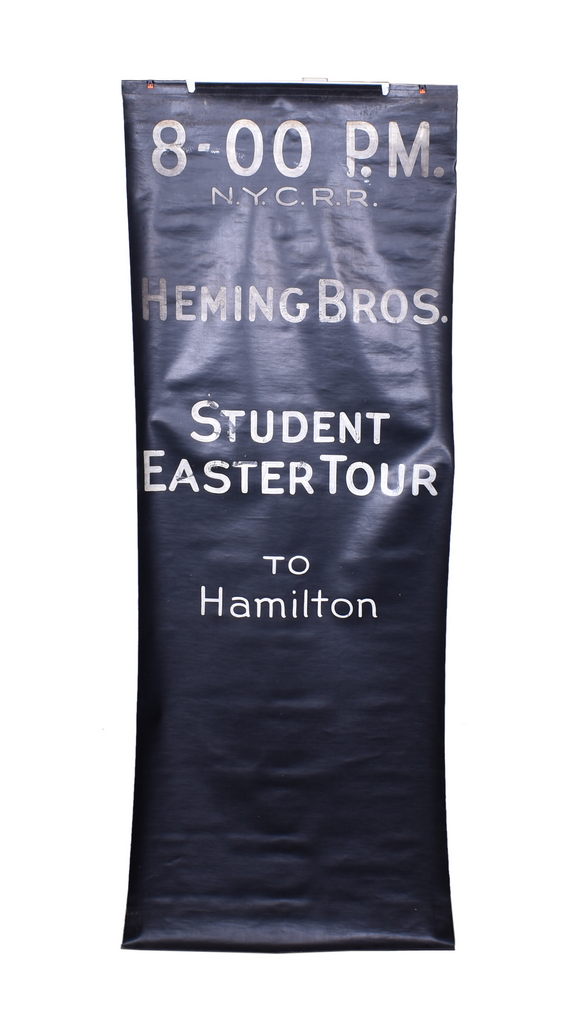 1480 - Destination Roll for New York Central Railroad Student Easter Tour to Hamilton thumbnail