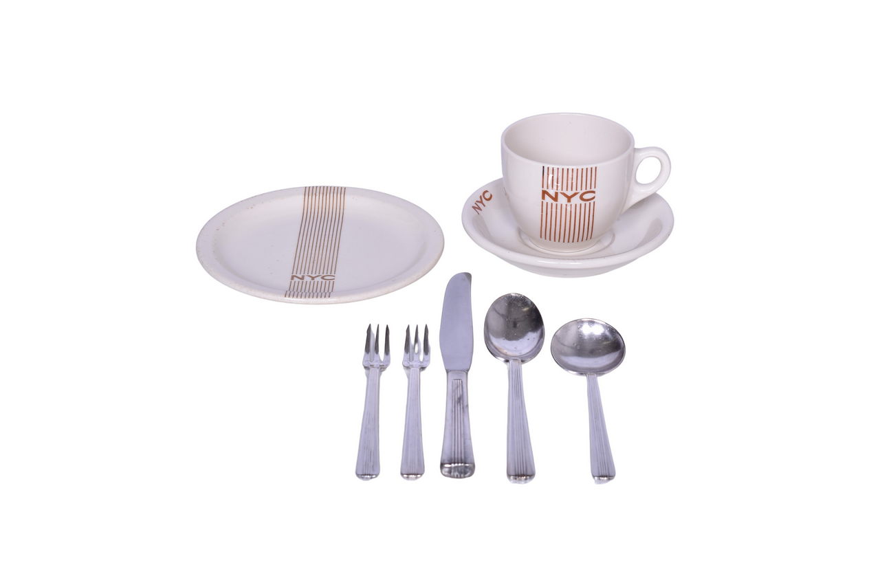 1505 - Eight Pieces of New York Central Railroad Century Flatware and Mercury China thumbnail