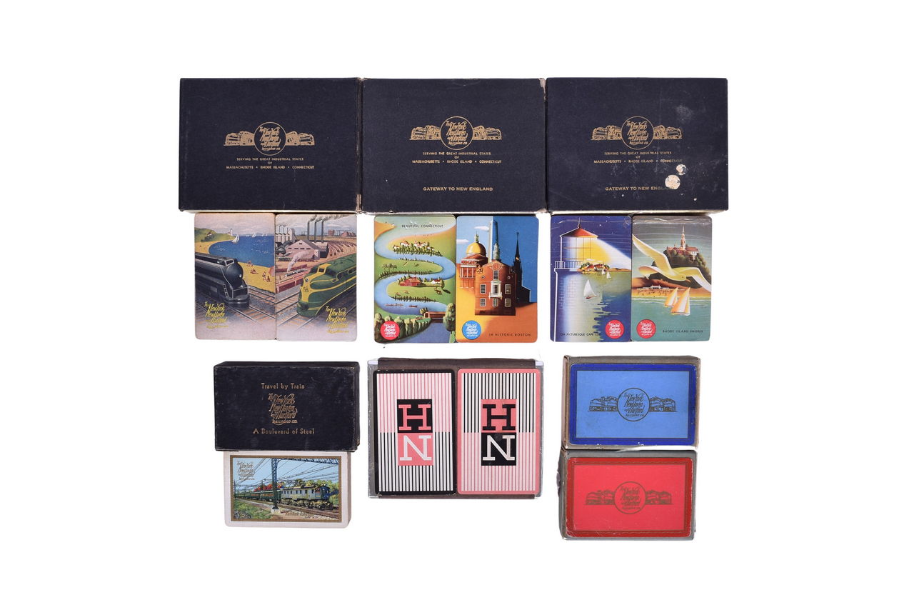 1509 - Eleven New York, New Haven & Hartford Railroad Playing Card Decks thumbnail