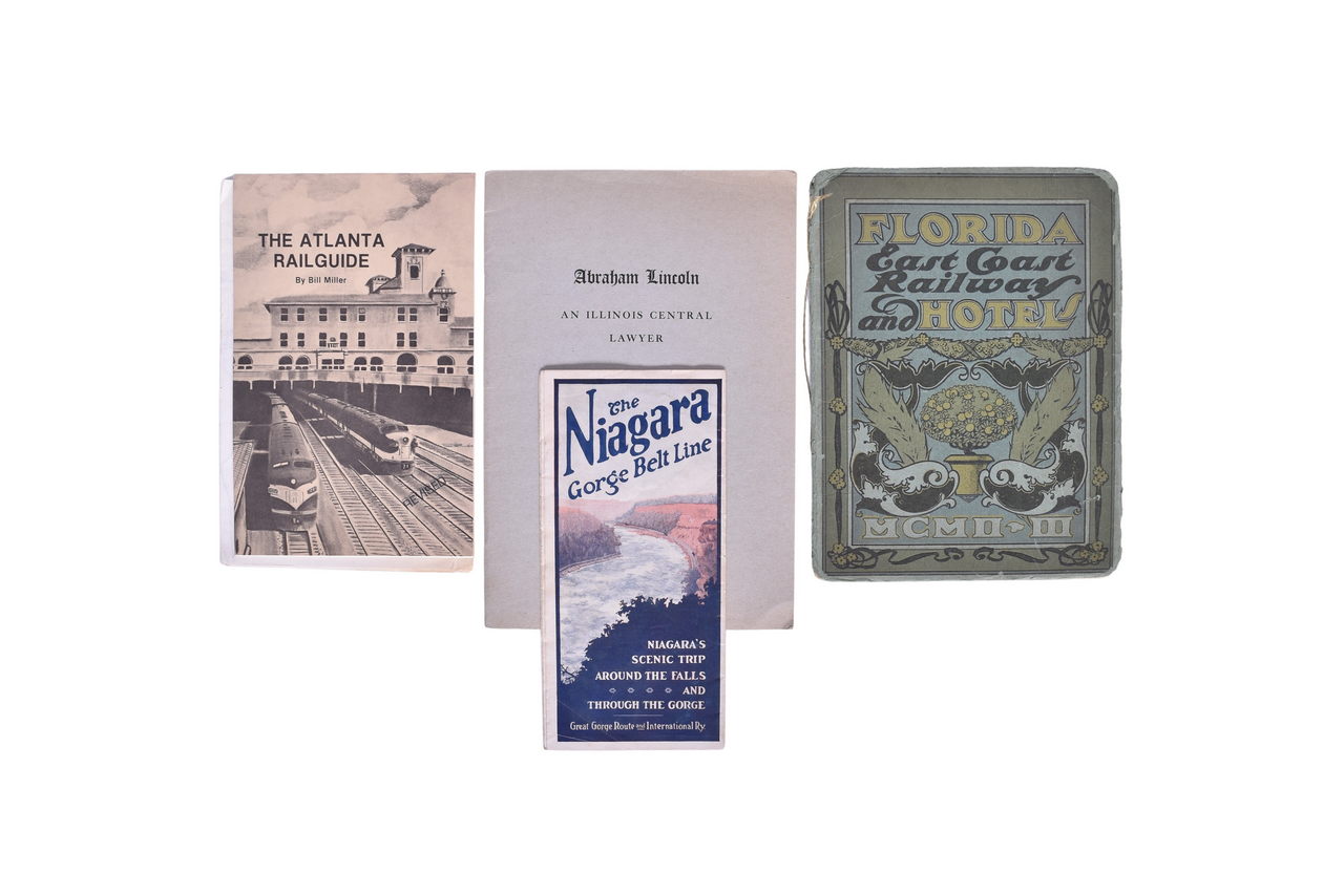 1514 - Four Railroad Promotional/Informational Booklets - The Atlanta Railguide, Florida East Coast thumbnail