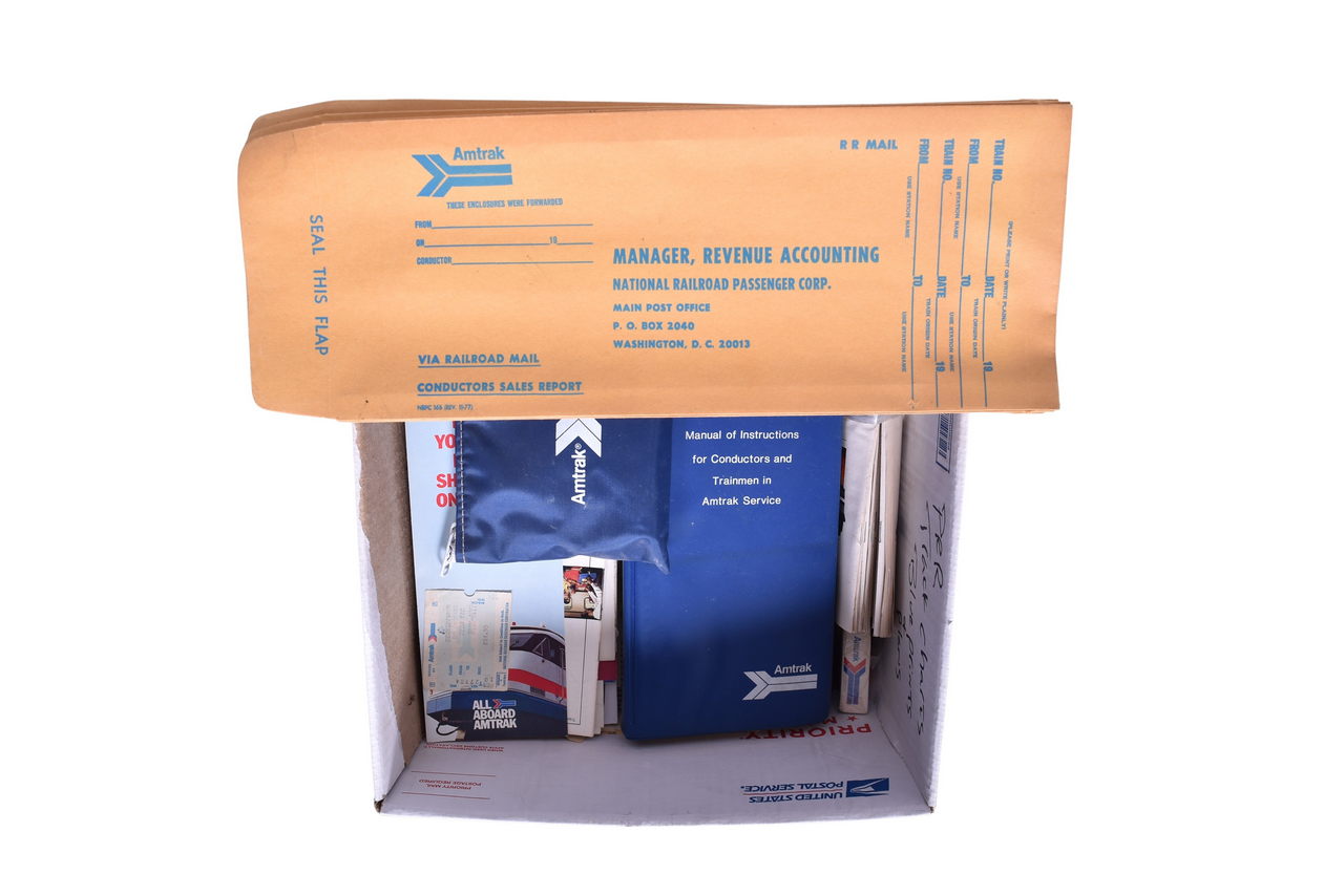 1516 - Large Collection of Amtrak Paper and Ephemera - Playing Cards, Instruction Manual, Etc. thumbnail