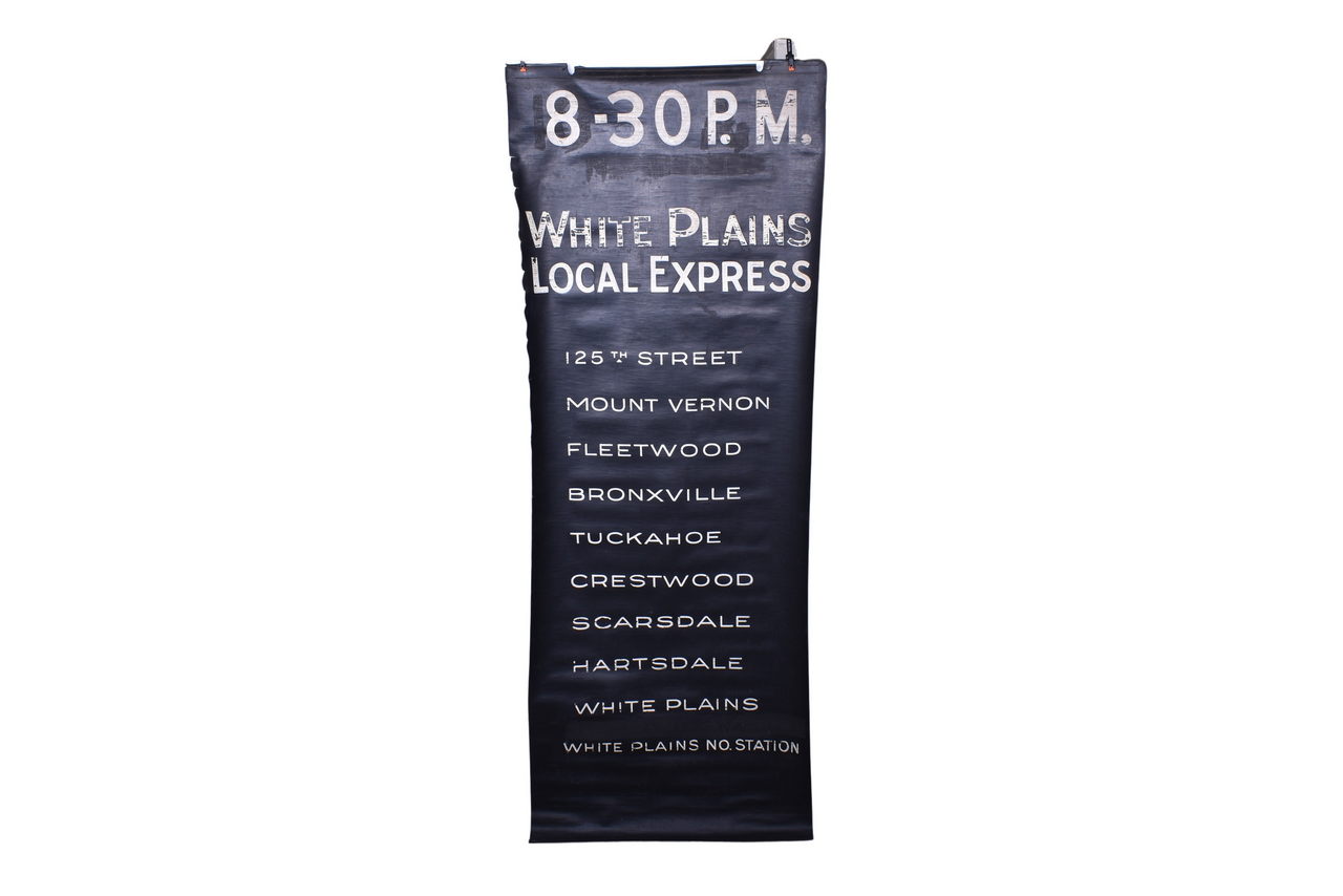 1530 - New York Central Railroad - White Plains Local Express - Destination Roll thumbnail