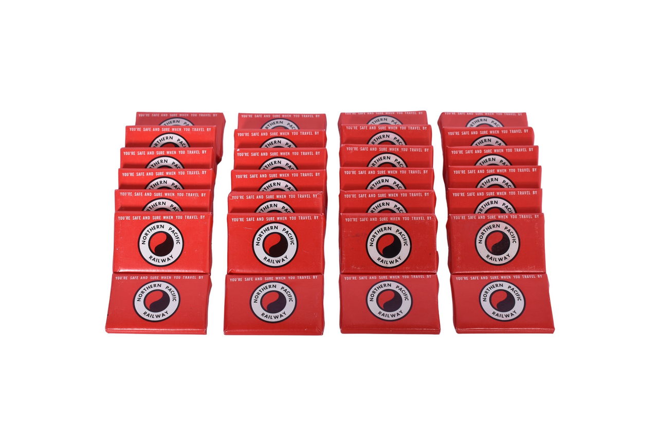 1597 - Twenty-Eight Northern Pacific Railway New Old Stock Soap Bars In Original Wrapper thumbnail