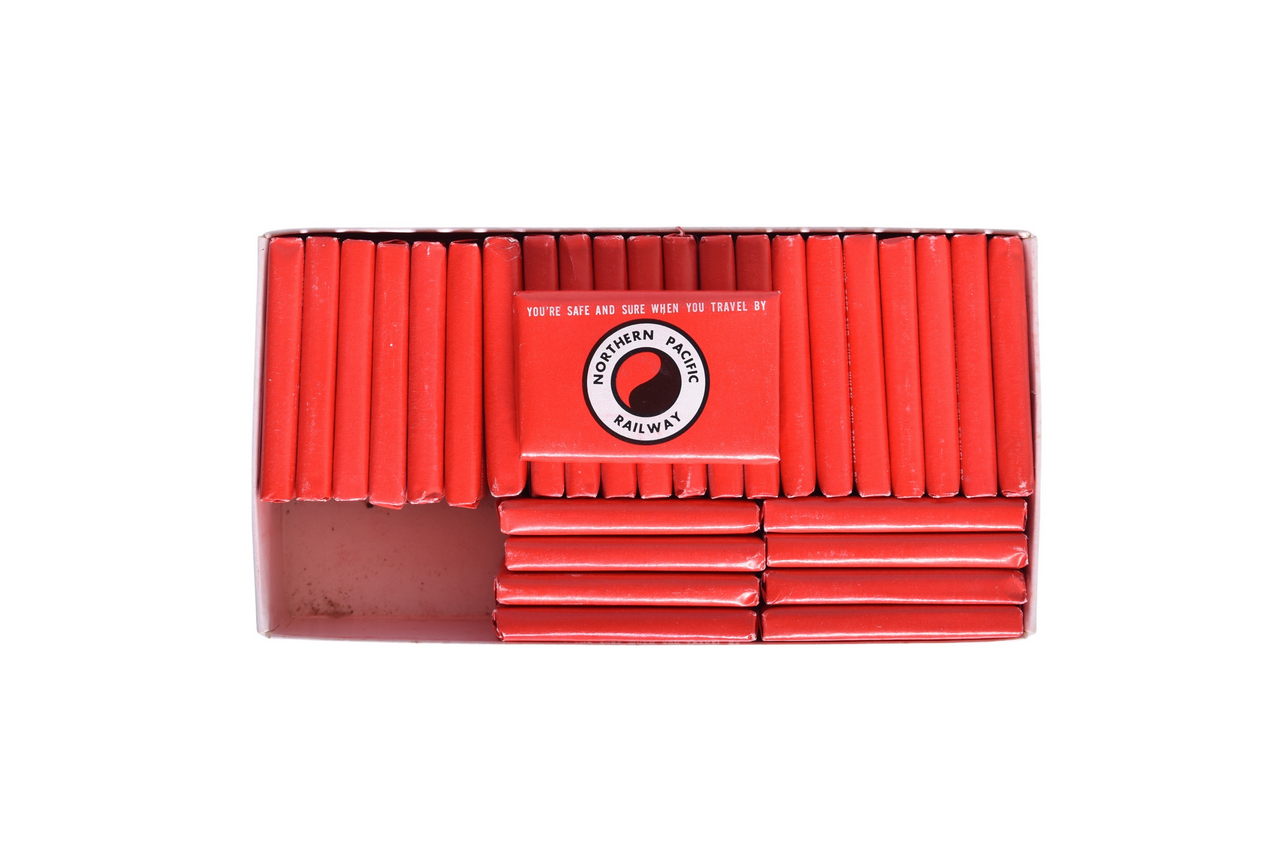 1631 - Thirty Northern Pacific Railway New Old Stock Soap Bars In Original Wrapper thumbnail