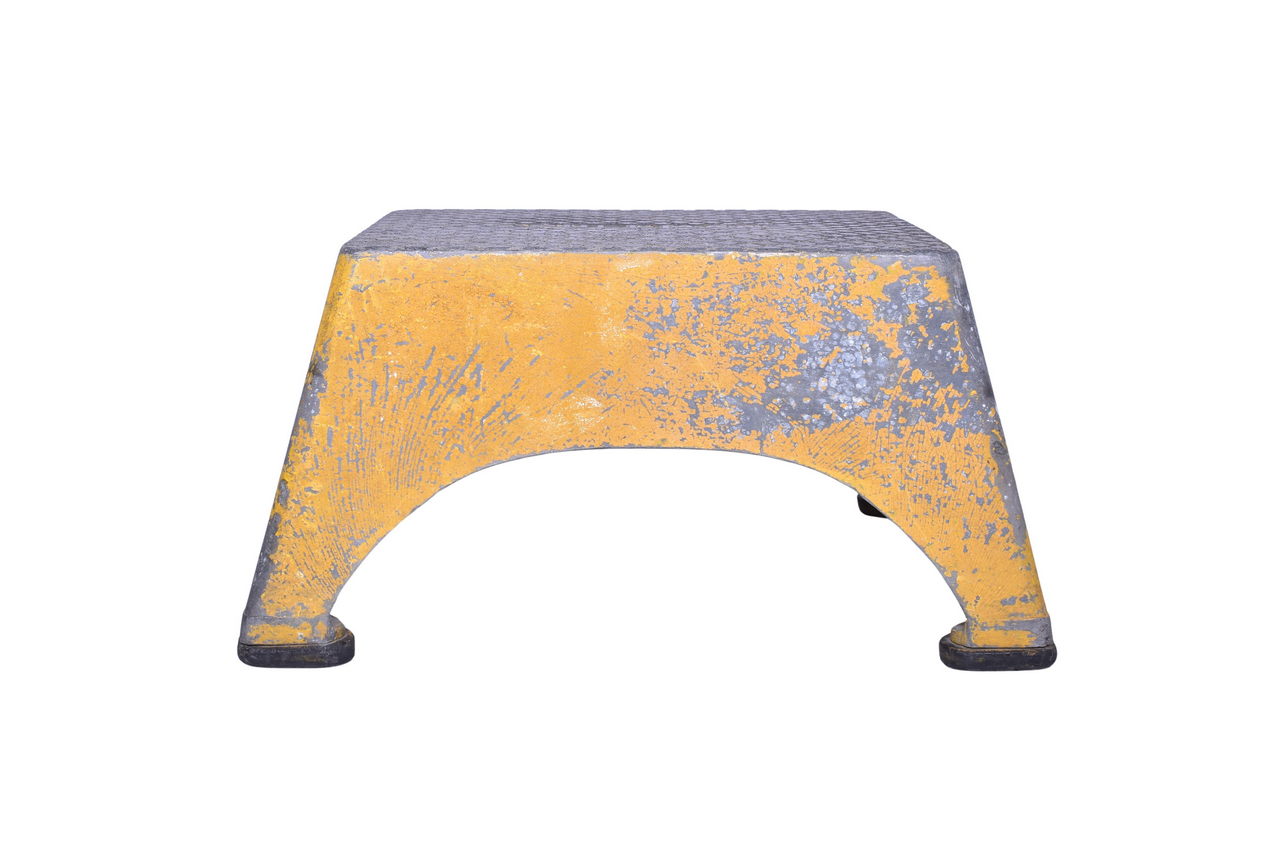 1681 - Cast Aluminum Pullman Railroad Stamped Passenger Car Step Box thumbnail