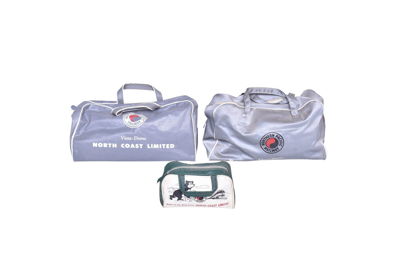 1704 - Trio of Northern Pacific Railway North Coast Limited Bags thumbnail