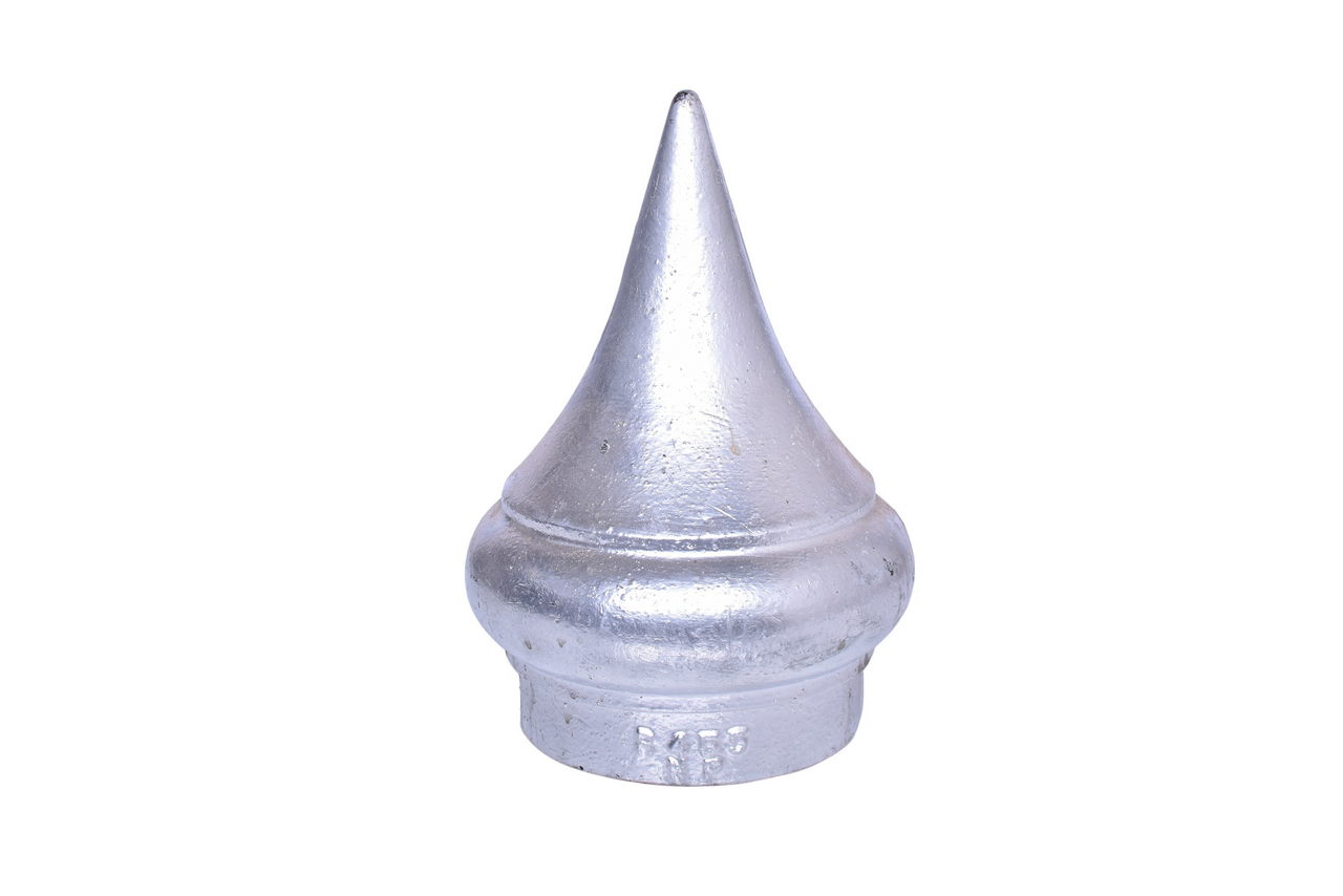 1713 - Northern Pacific Railroad Cast Iron Pole Pinnacle / Finial Cap thumbnail