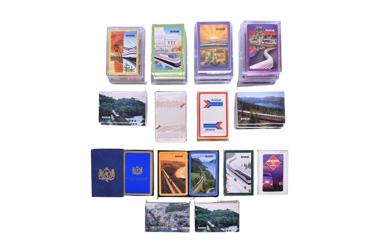 2029 - Twenty-Seven Amtrak and American European Express Railroad Playing Card Decks thumbnail