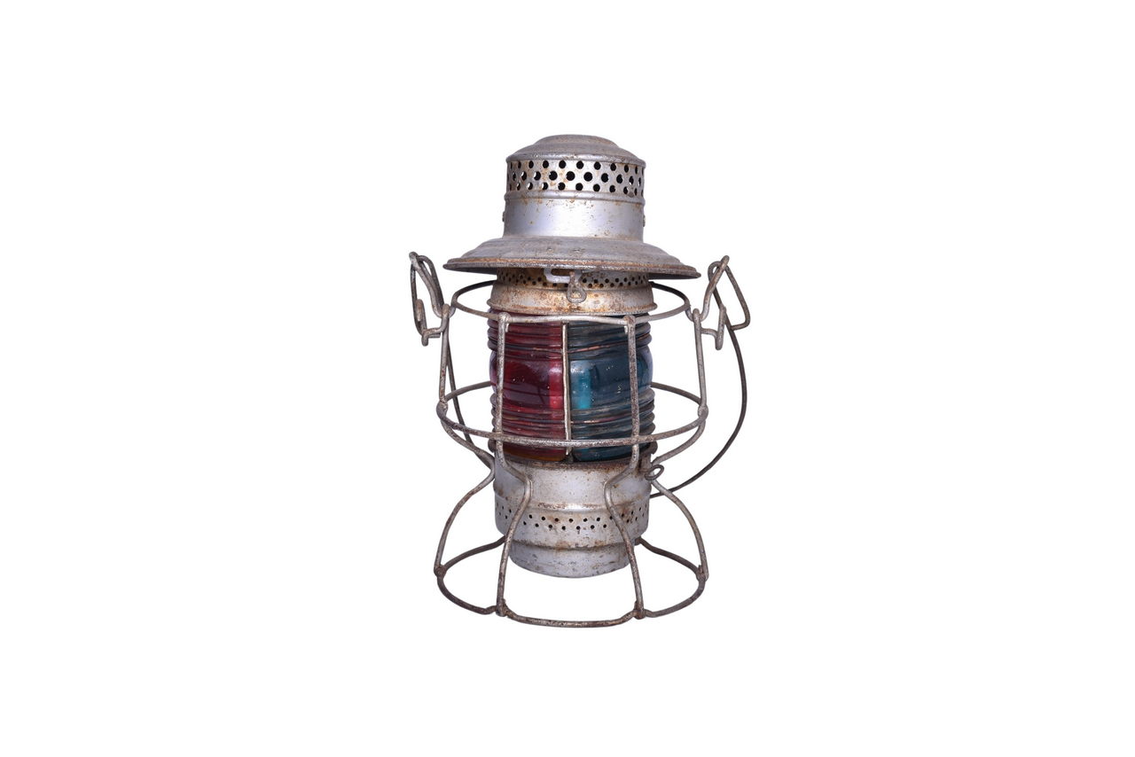 2038 - Adlake Kero Southern Pacific Company Railroad Lantern with Constructed Globe thumbnail