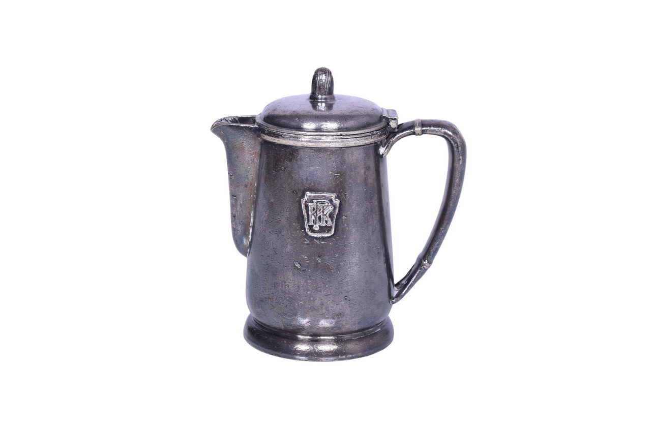 2057 - International Silver Co. Pennsylvania Railroad Coffee Pot 14 Oz thumbnail