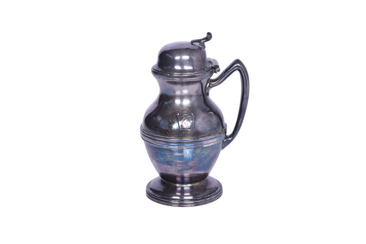 2063 - Reed & Barton Pennsylvania Railroad Silver Syrup Pitcher thumbnail