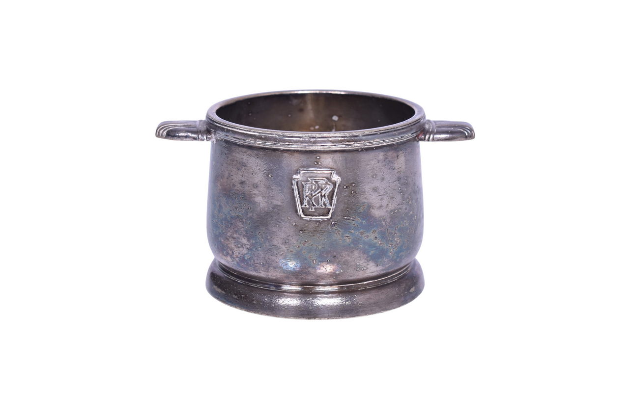 2065 - International Silver Co. Pennsylvania Railroad Silver Sugar Bowl thumbnail