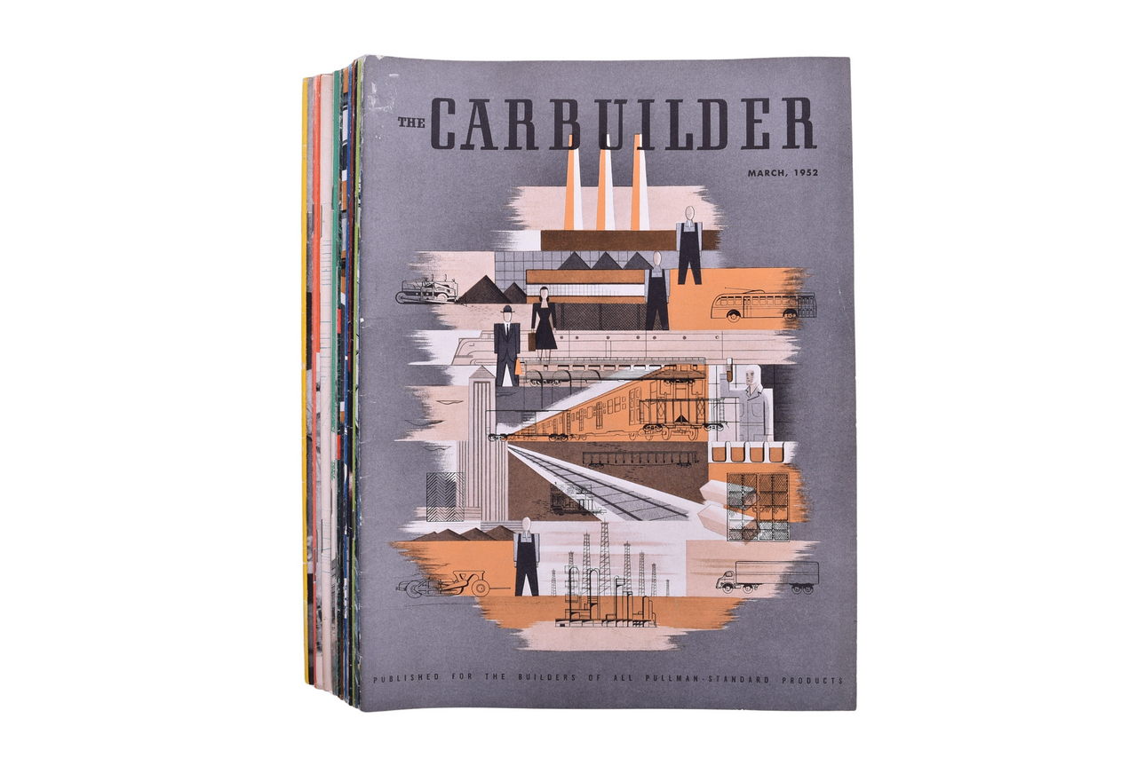 2098 - Pullman Standard - The Carbuilder Employee Magazine - 1952, 1954 and 1955 - Twenty Two Issues thumbnail