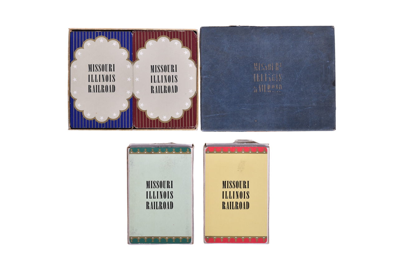 2149 - Four Missouri Illinois Railroad Playing Card Decks thumbnail
