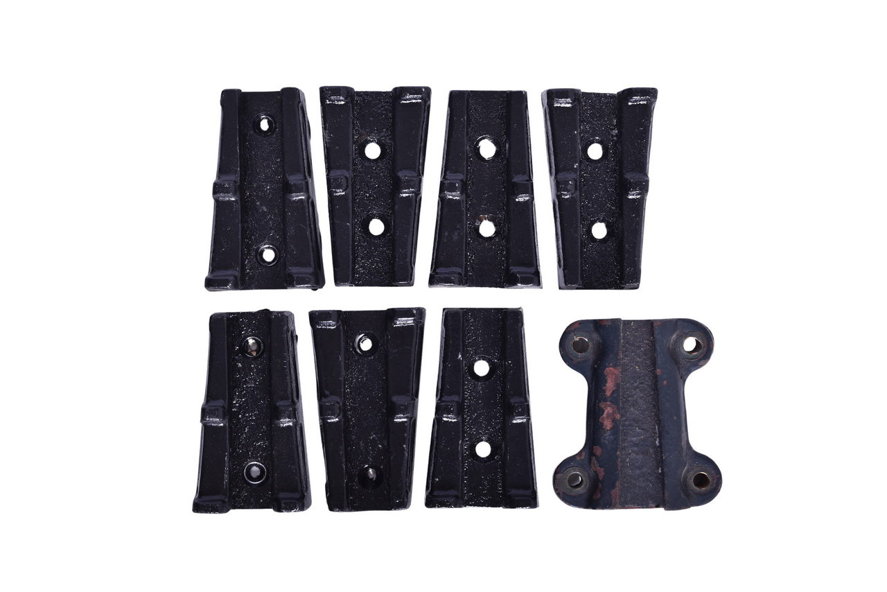 2174 - Group of Eight Wedge-Style Cast Aluminum Marker Lamp Brackets thumbnail