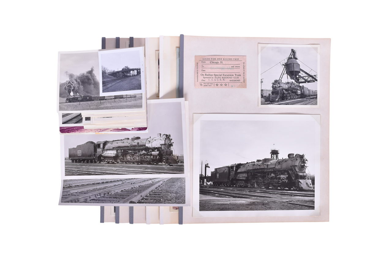 2222 - 90 Burlington / CB&Q Railroad Steam Trip Photographs and Tickets thumbnail