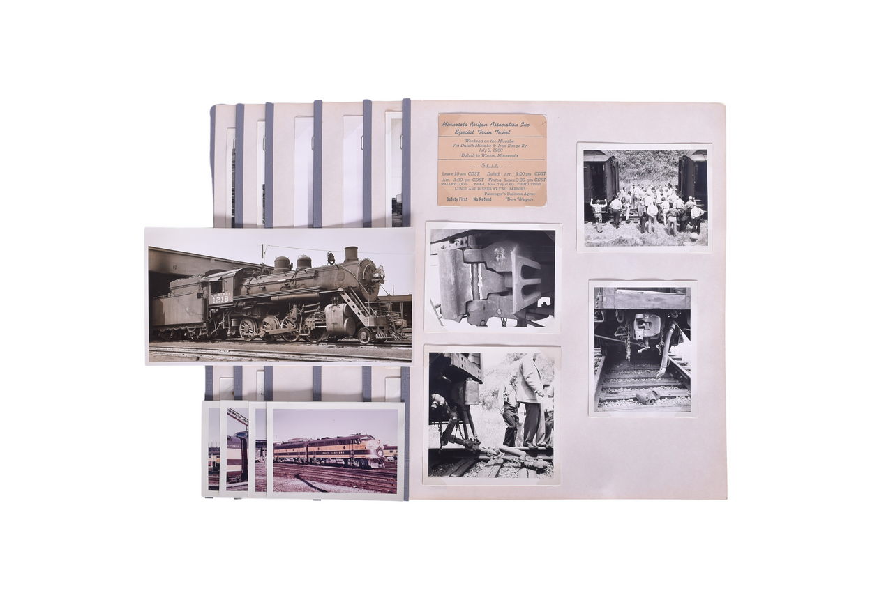 2224 - 47 DM&IR #222 Yellowstone Minnesota Railfan Association 1960 trip Photographs thumbnail