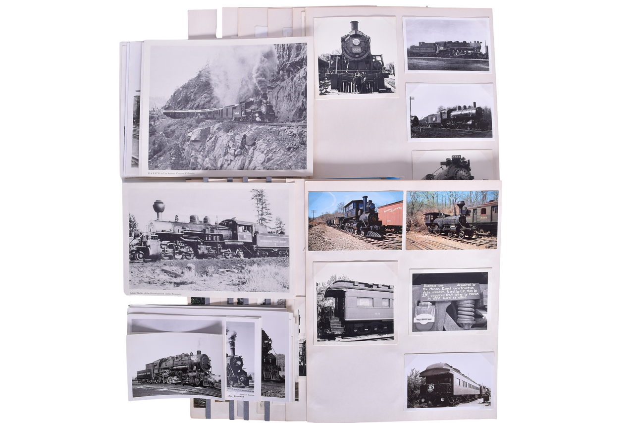 2230 - 128 Railroad Photos - New York Central, Pennsylvania, Rio Grande, Milwaukee Road, etc. thumbnail