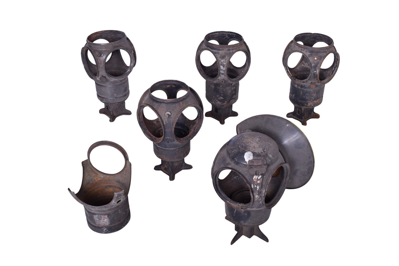 2242 - Six Switch/Marker Lamp Bodies - For Parts or Restoration thumbnail