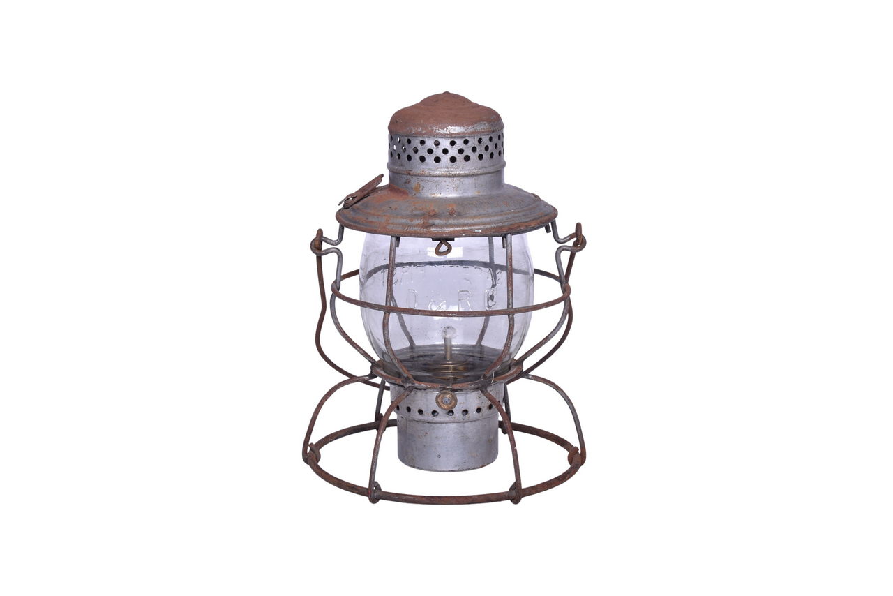 2276 - Handlan Rio Grande Railroad Lantern w/ Clear Cast Globe thumbnail