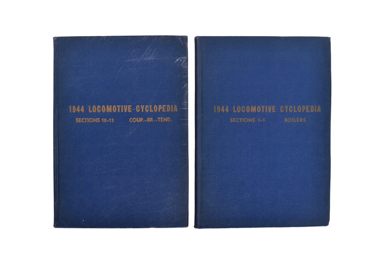 2302 - Pair of 1944 Locomotive Cyclopedia Section Books - Boilers & Couplers, Brakes & Tender thumbnail