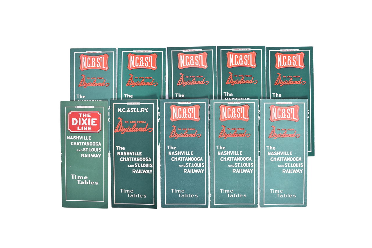2315 - Nine Nashville, Chattanooga & St. Louis Railway Public Timetables - 1935 to 1957 thumbnail