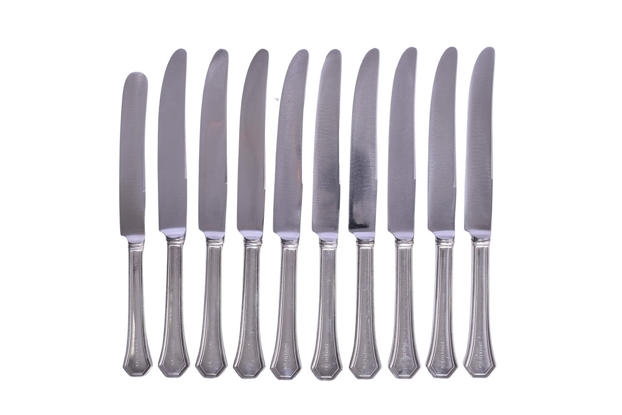 2325 - Ten Reed & Barton Southern Railway Flatware Knives thumbnail