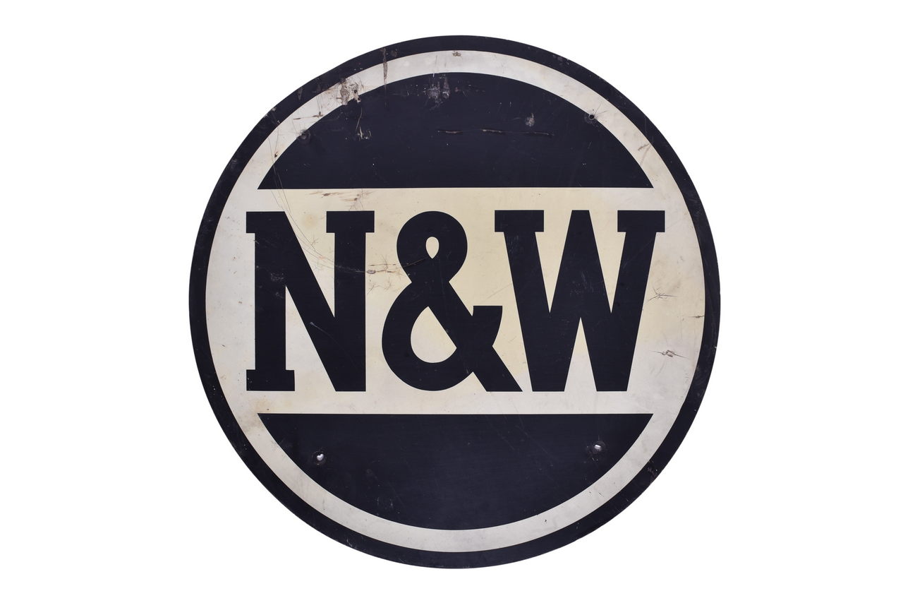 2409 - Norfolk and Western Railway Aluminum Sign thumbnail