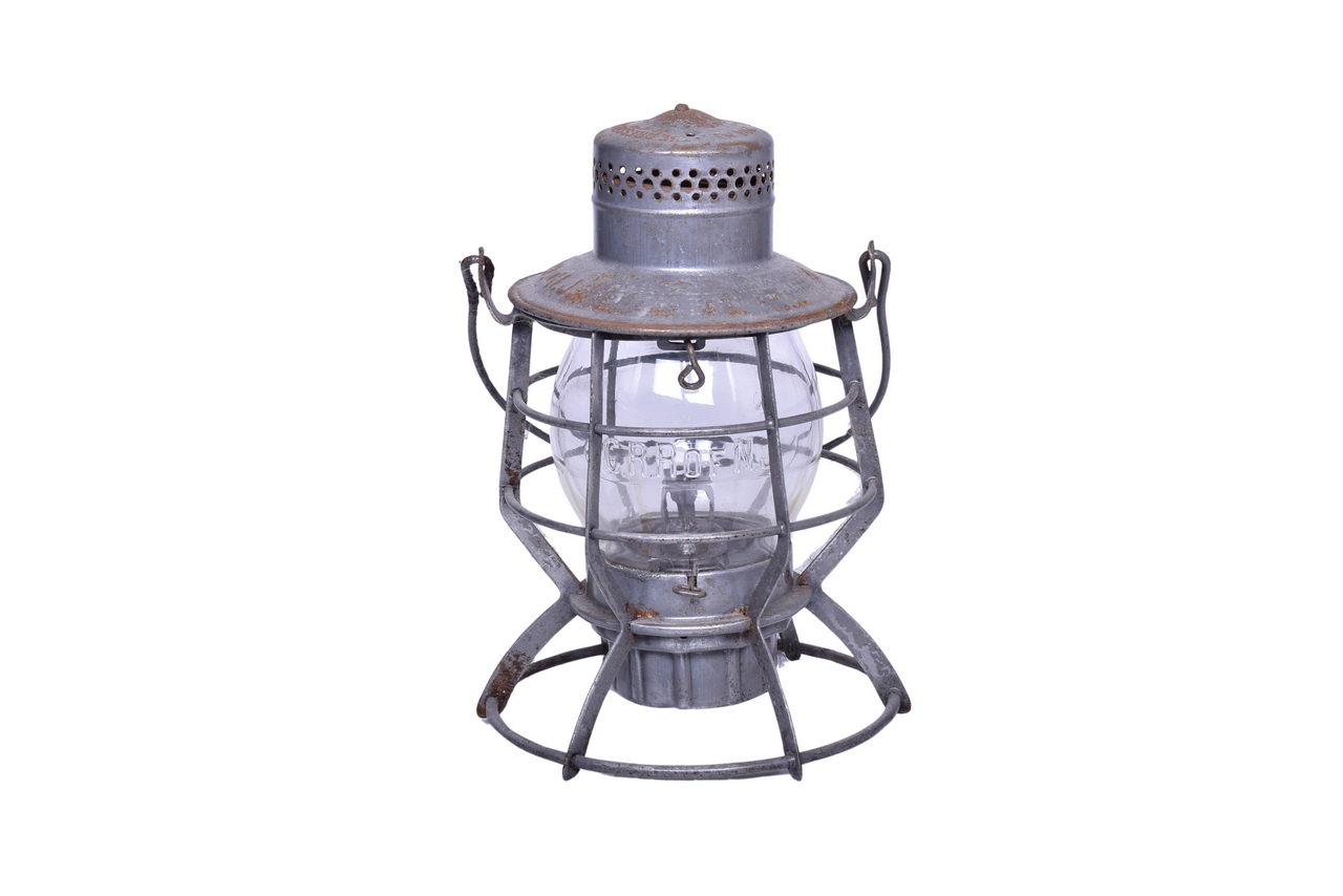 2414 - Dressel Central Railroad of New Jersey Lantern with Clear Cast Globe thumbnail
