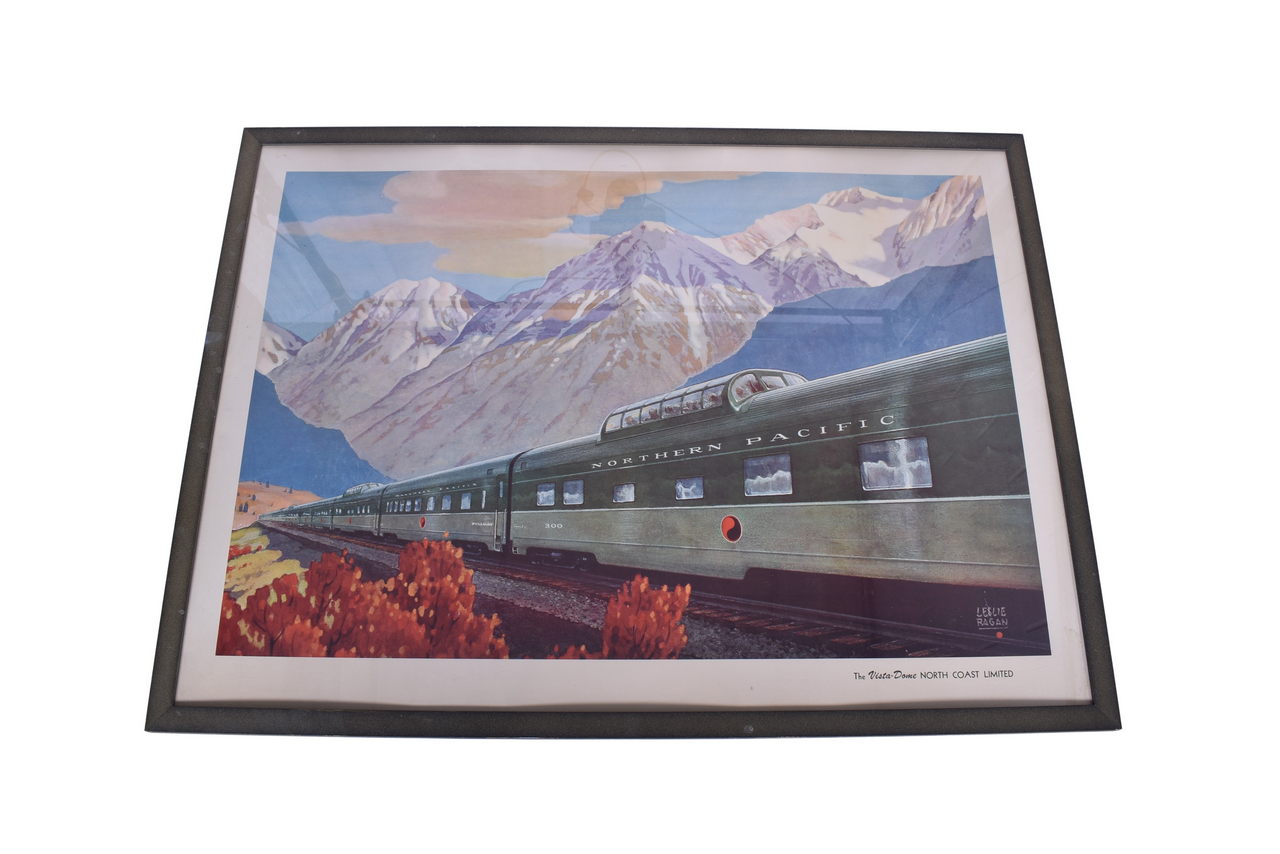 2429 - Northern Pacific Railroad - North Coast Limited - Leslie Regan Advertising Poster thumbnail