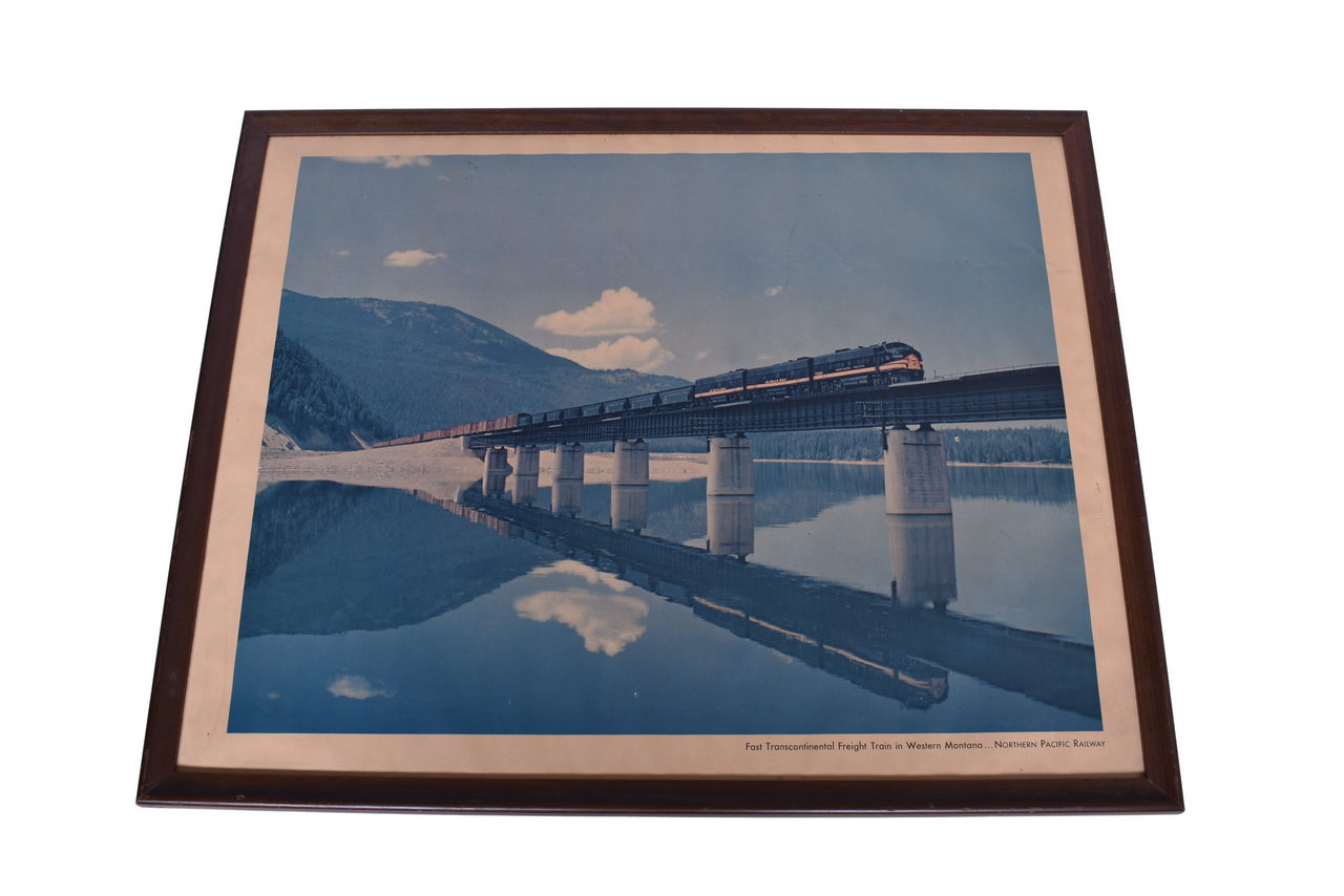 2433 - Northern Pacific Railroad Freight in Western Montana Advertising Poster thumbnail