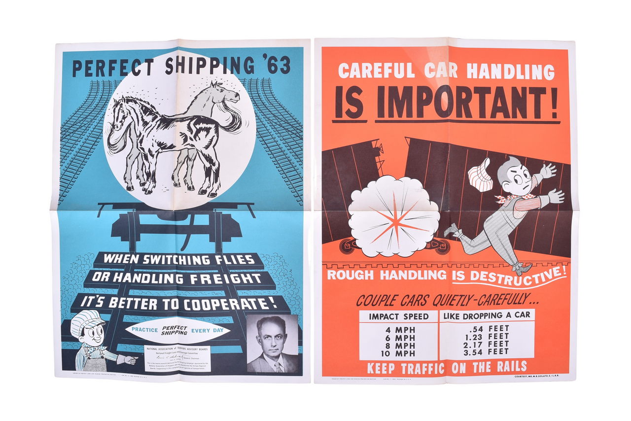 2439 - Pair of 1963 Railroad 