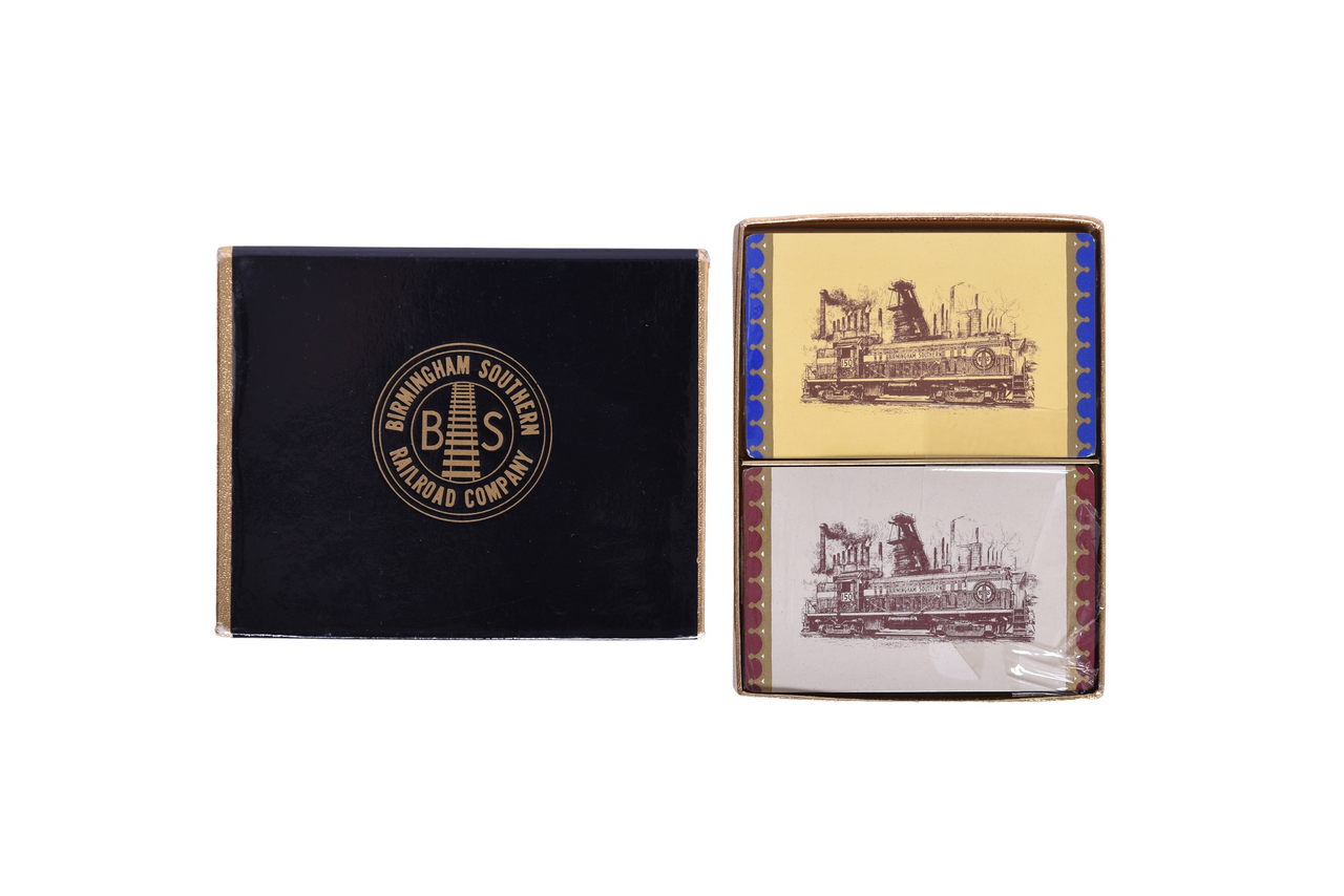 2487 - Sealed Double Deck of Birmingham Southern Railroad Company Playing Cards thumbnail