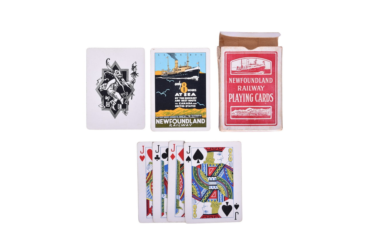 2511 - Rare Newfoundland Railway S.S. Caribou Playing Cards thumbnail