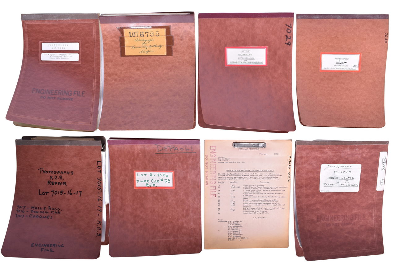 2518 - 124 Kansas City Southern Railroad Passenger Equipment Builders Photographs from the Pullman Engineering Department thumbnail