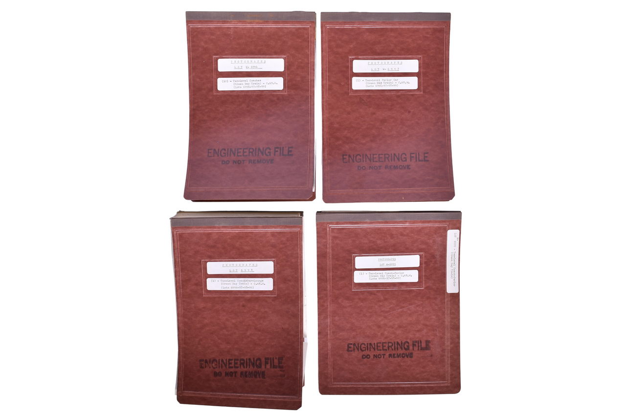 2526 - 128 Chicago and North Western Railroad Bi-Level Passenger Fleet Builders Photos from Pullman Archives thumbnail